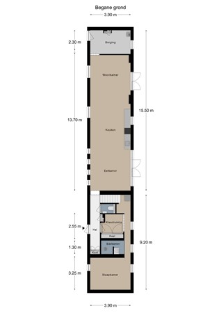 Floorplan - Oude Baan 45C, 6286 BD Wittem